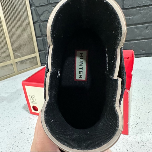 New in Box Hunter Chelsea Cheetah Print Rain Boots Size 6 - Picture 7 of 7